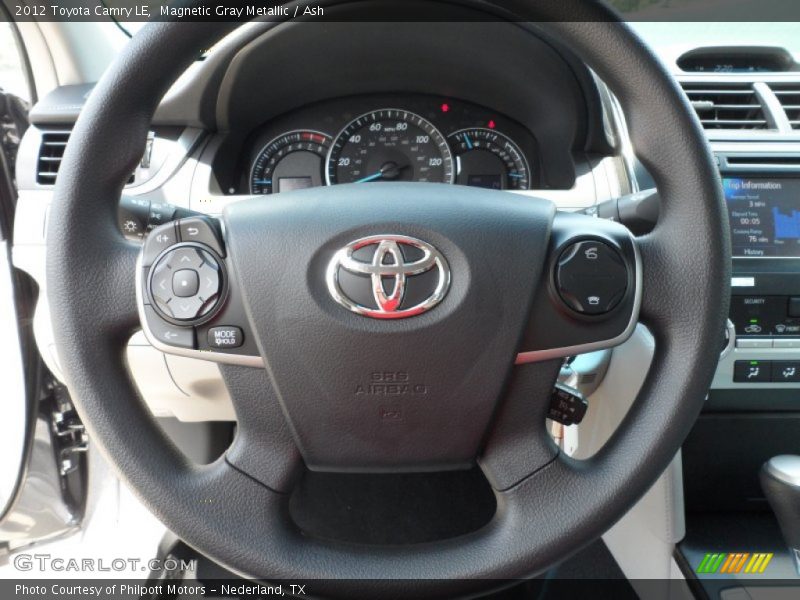 Magnetic Gray Metallic / Ash 2012 Toyota Camry LE