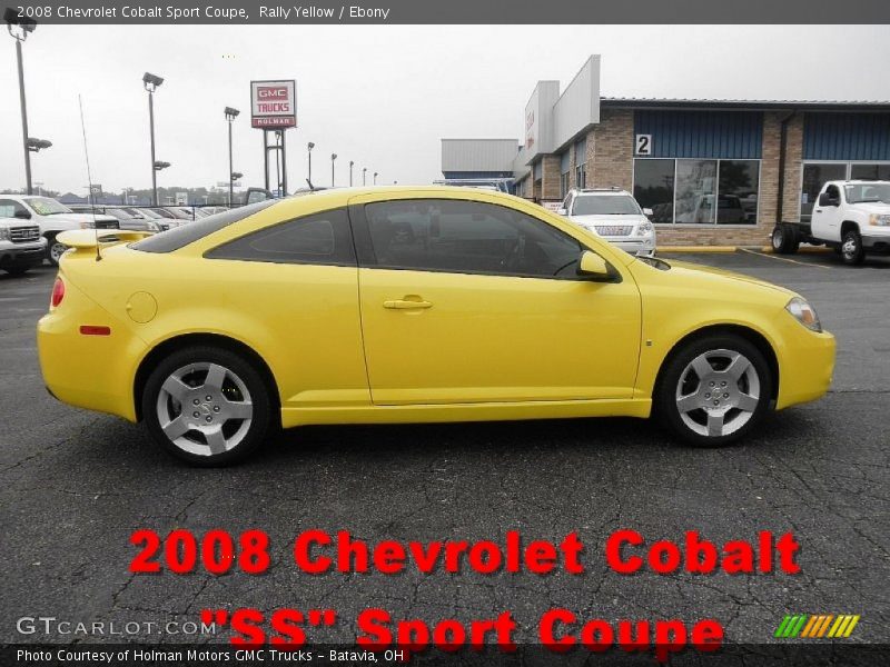 Rally Yellow / Ebony 2008 Chevrolet Cobalt Sport Coupe