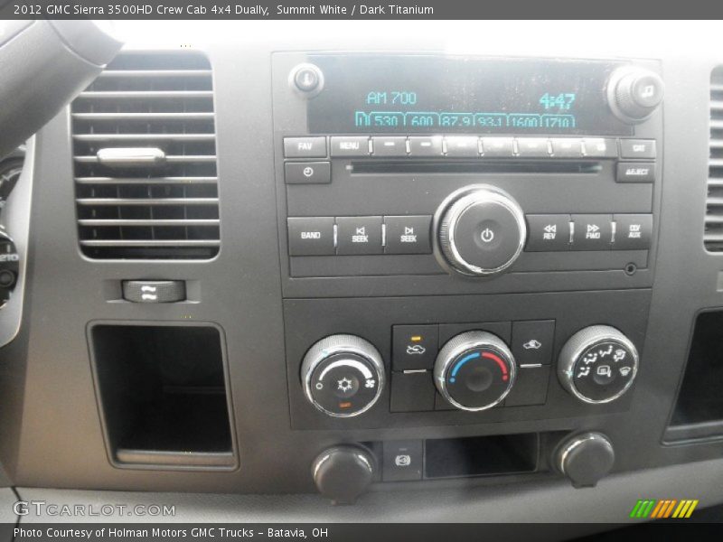 Summit White / Dark Titanium 2012 GMC Sierra 3500HD Crew Cab 4x4 Dually