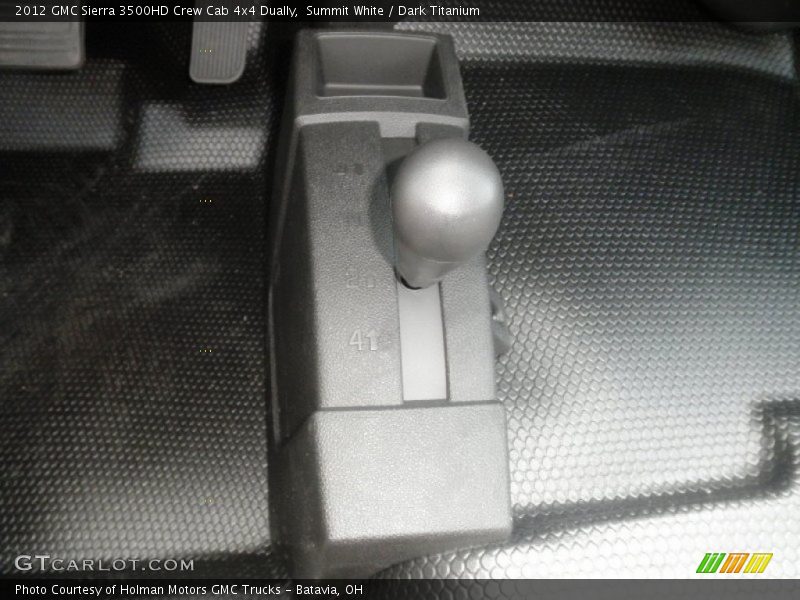 Summit White / Dark Titanium 2012 GMC Sierra 3500HD Crew Cab 4x4 Dually