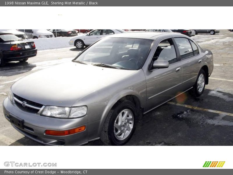 Sterling Mist Metallic / Black 1998 Nissan Maxima GLE