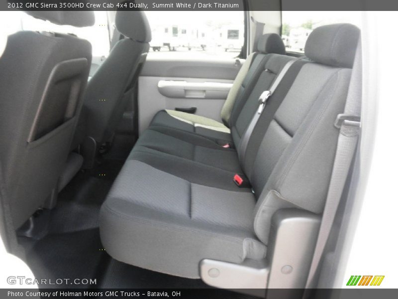 Summit White / Dark Titanium 2012 GMC Sierra 3500HD Crew Cab 4x4 Dually