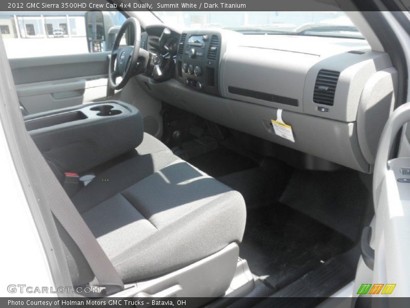 Summit White / Dark Titanium 2012 GMC Sierra 3500HD Crew Cab 4x4 Dually