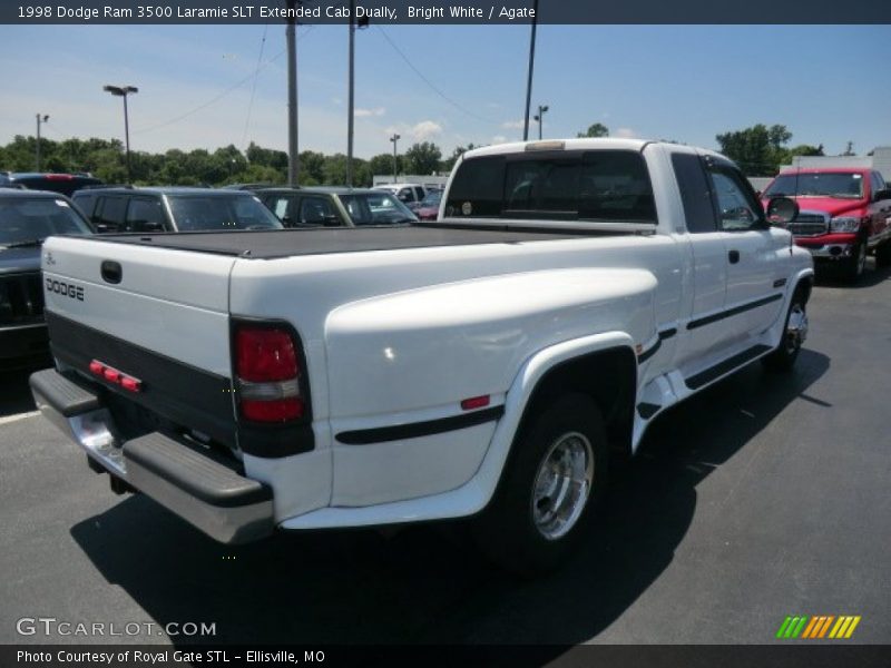 Bright White / Agate 1998 Dodge Ram 3500 Laramie SLT Extended Cab Dually