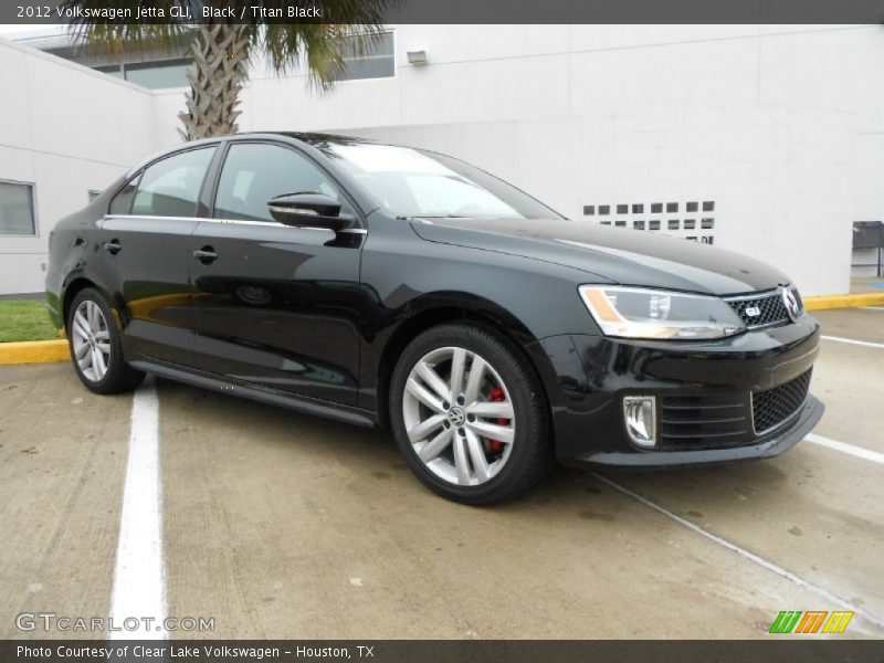 Black / Titan Black 2012 Volkswagen Jetta GLI