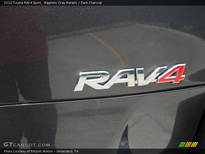 Magnetic Gray Metallic / Dark Charcoal 2012 Toyota RAV4 Sport