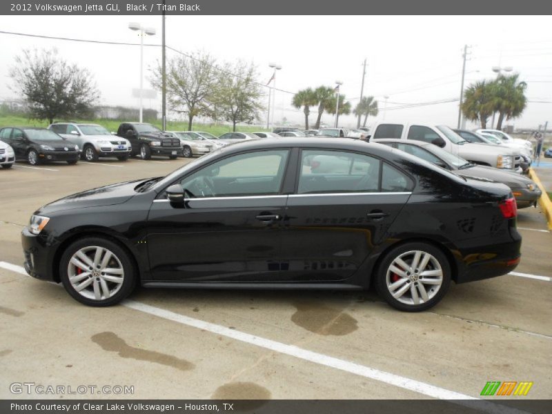Black / Titan Black 2012 Volkswagen Jetta GLI