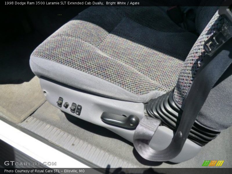 Bright White / Agate 1998 Dodge Ram 3500 Laramie SLT Extended Cab Dually