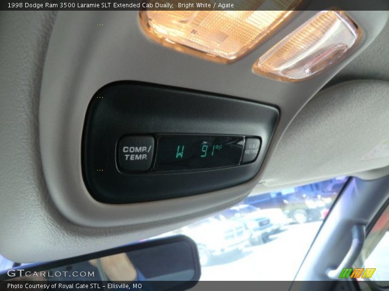 Bright White / Agate 1998 Dodge Ram 3500 Laramie SLT Extended Cab Dually