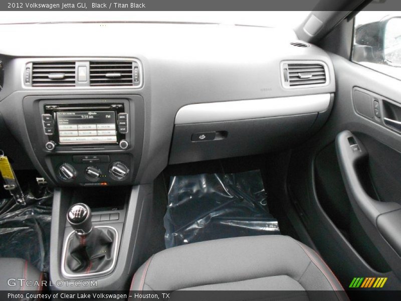 Black / Titan Black 2012 Volkswagen Jetta GLI