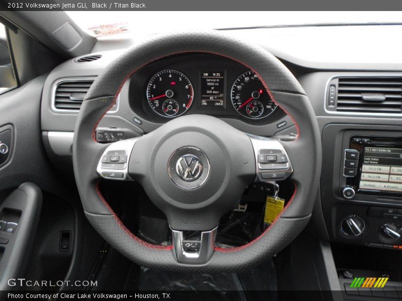 Black / Titan Black 2012 Volkswagen Jetta GLI