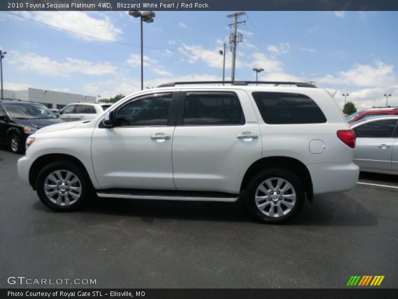  2010 Sequoia Platinum 4WD Blizzard White Pearl