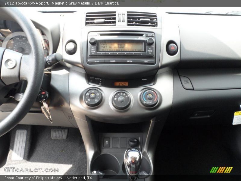 Controls of 2012 RAV4 Sport