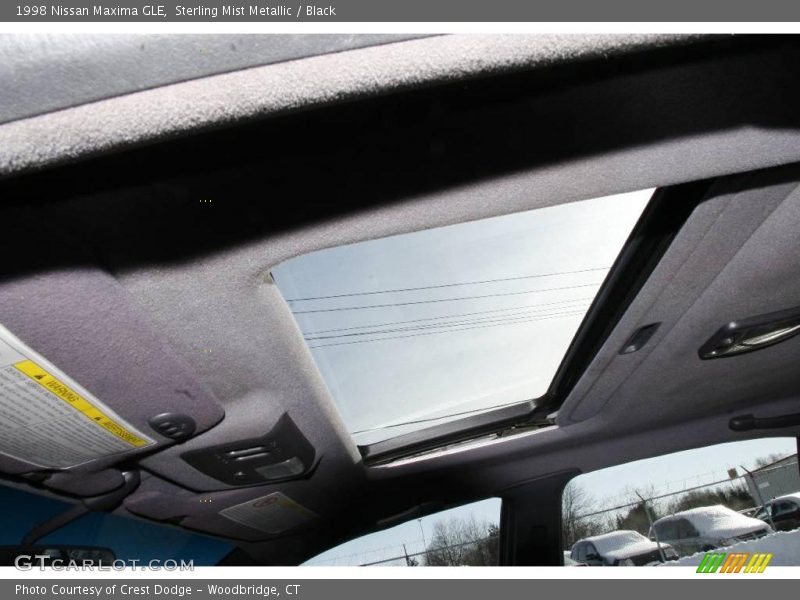 Sterling Mist Metallic / Black 1998 Nissan Maxima GLE