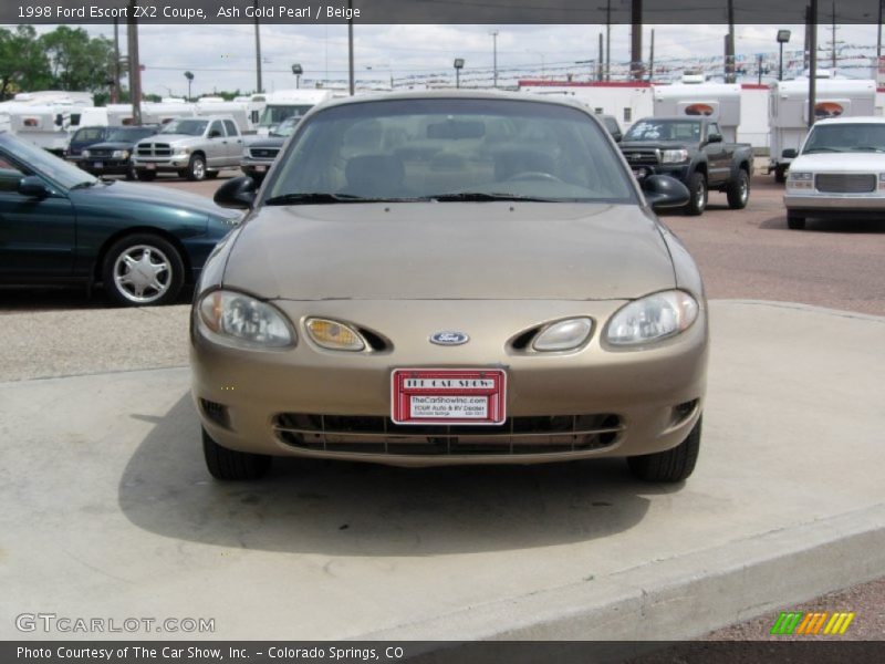 Ash Gold Pearl / Beige 1998 Ford Escort ZX2 Coupe