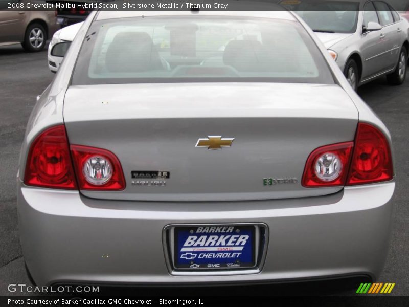 Silverstone Metallic / Titanium Gray 2008 Chevrolet Malibu Hybrid Sedan