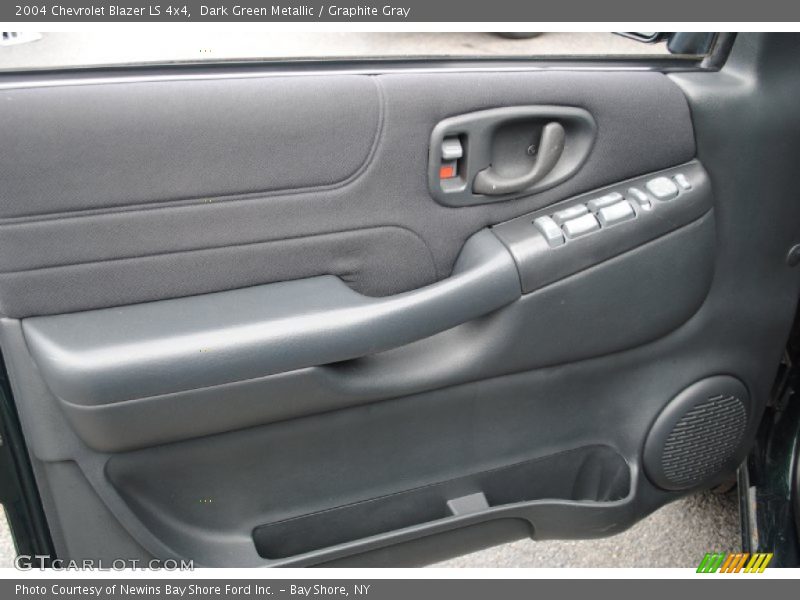 Dark Green Metallic / Graphite Gray 2004 Chevrolet Blazer LS 4x4