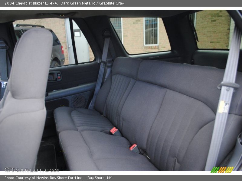 Dark Green Metallic / Graphite Gray 2004 Chevrolet Blazer LS 4x4