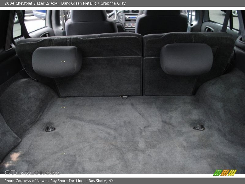 Dark Green Metallic / Graphite Gray 2004 Chevrolet Blazer LS 4x4