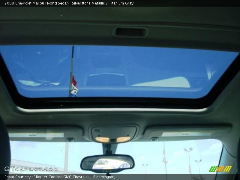 Silverstone Metallic / Titanium Gray 2008 Chevrolet Malibu Hybrid Sedan