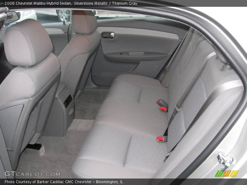 Silverstone Metallic / Titanium Gray 2008 Chevrolet Malibu Hybrid Sedan