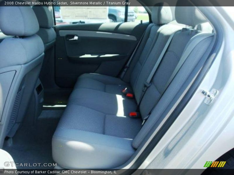 Silverstone Metallic / Titanium Gray 2008 Chevrolet Malibu Hybrid Sedan