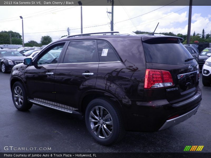 Dark Cherry / Black 2013 Kia Sorento SX V6