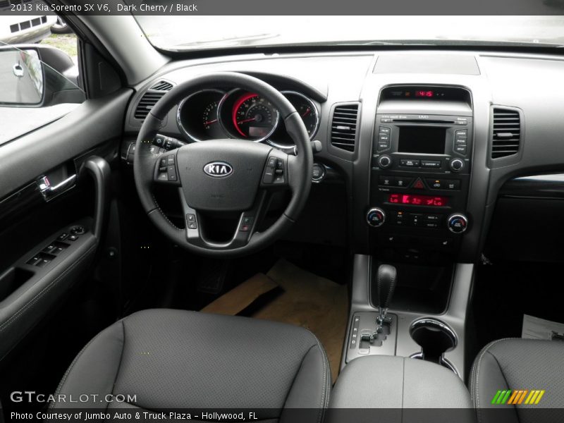 Dark Cherry / Black 2013 Kia Sorento SX V6