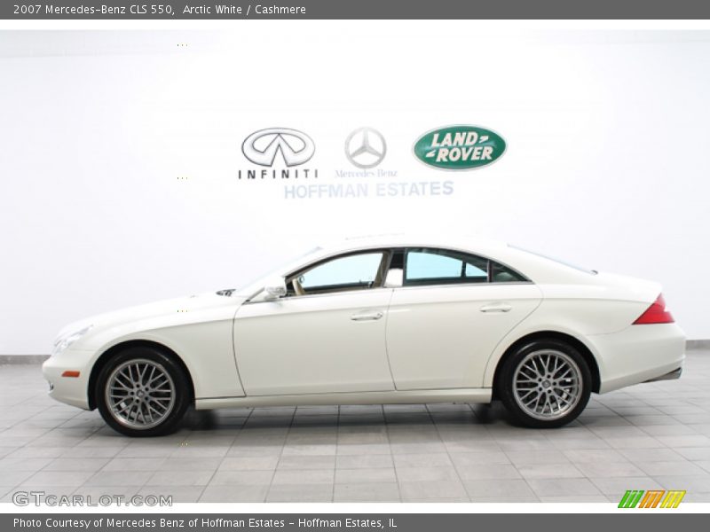 Arctic White / Cashmere 2007 Mercedes-Benz CLS 550