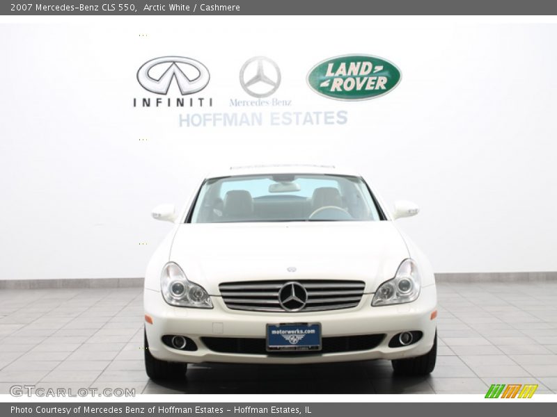 Arctic White / Cashmere 2007 Mercedes-Benz CLS 550