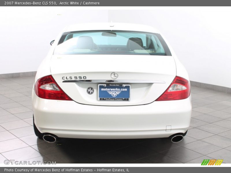 Arctic White / Cashmere 2007 Mercedes-Benz CLS 550