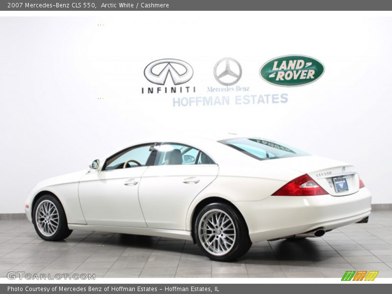 Arctic White / Cashmere 2007 Mercedes-Benz CLS 550