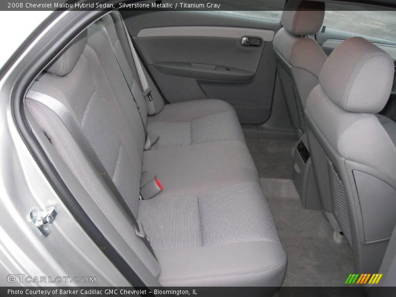 Silverstone Metallic / Titanium Gray 2008 Chevrolet Malibu Hybrid Sedan