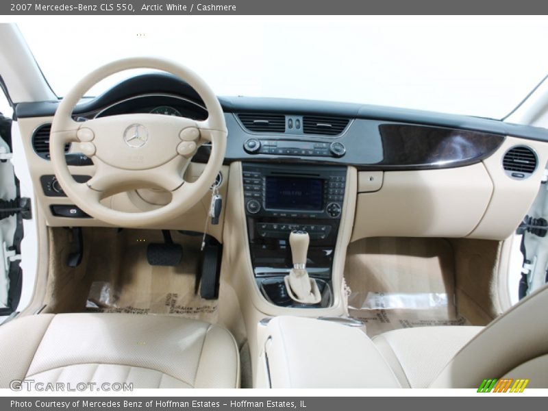 Arctic White / Cashmere 2007 Mercedes-Benz CLS 550