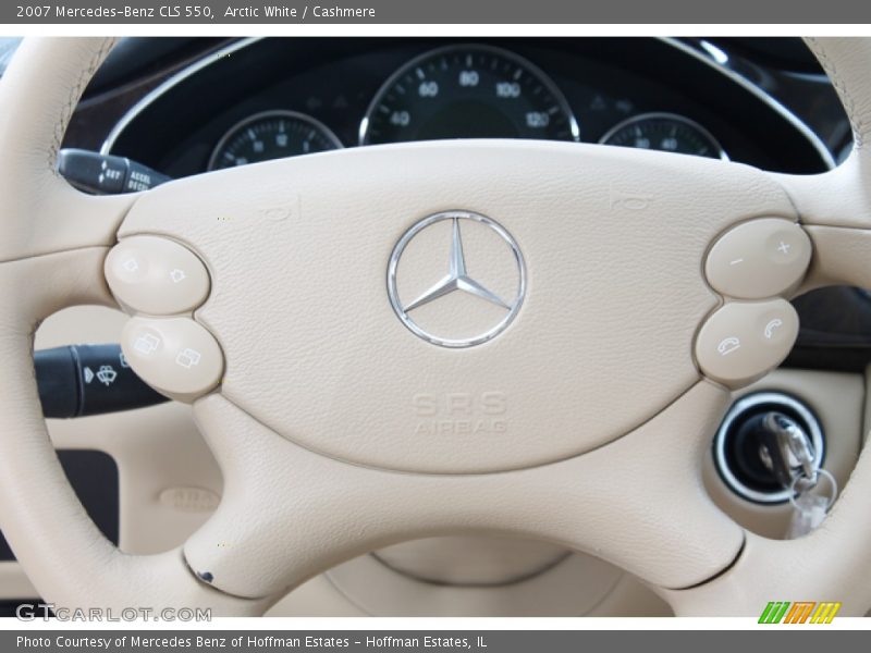 Arctic White / Cashmere 2007 Mercedes-Benz CLS 550