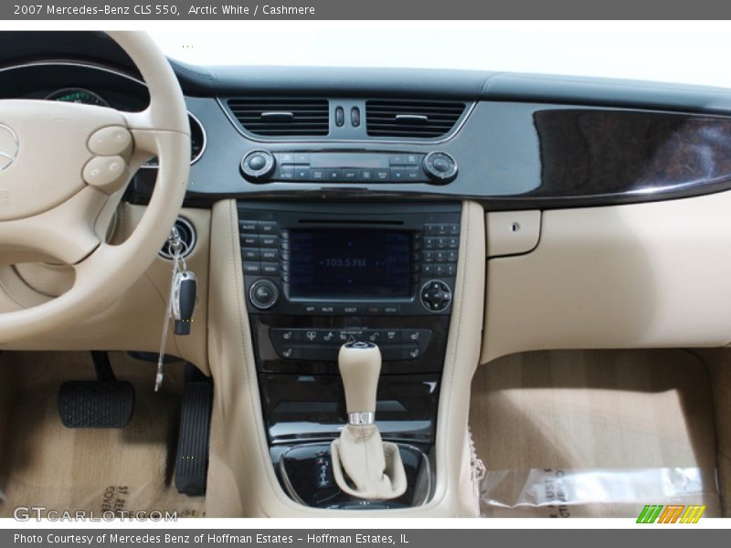 Arctic White / Cashmere 2007 Mercedes-Benz CLS 550