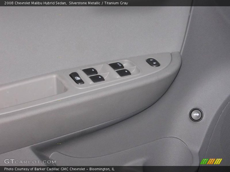 Silverstone Metallic / Titanium Gray 2008 Chevrolet Malibu Hybrid Sedan