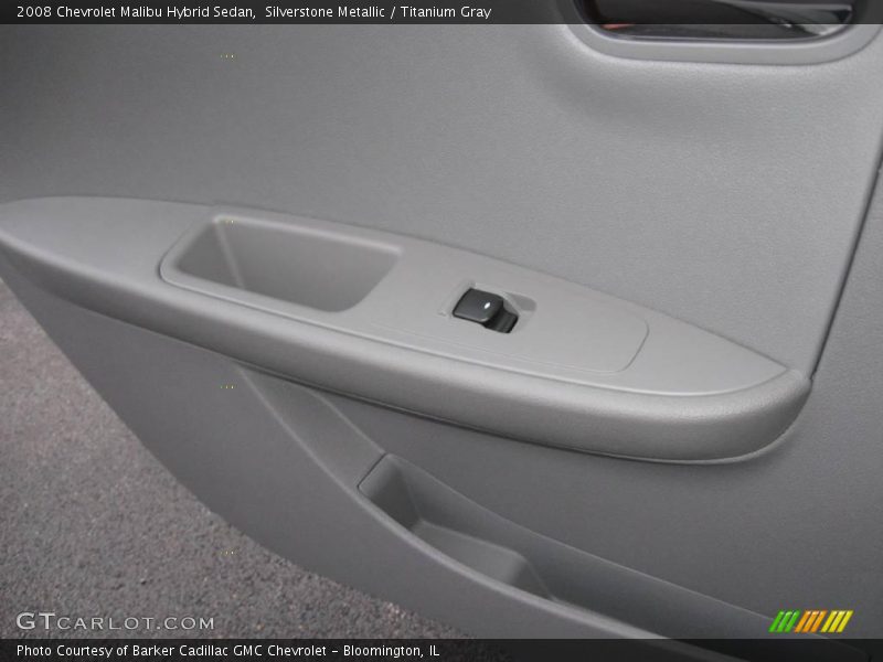 Silverstone Metallic / Titanium Gray 2008 Chevrolet Malibu Hybrid Sedan