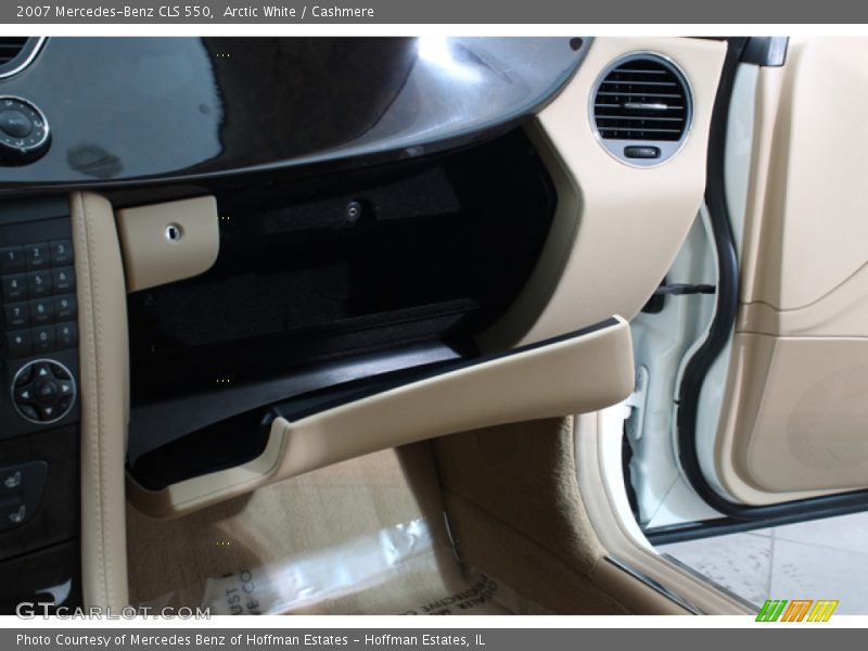 Arctic White / Cashmere 2007 Mercedes-Benz CLS 550