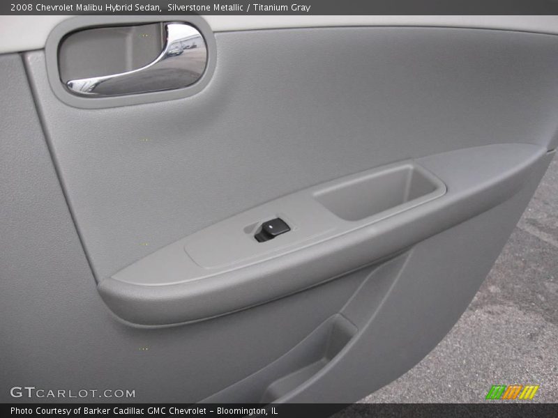 Silverstone Metallic / Titanium Gray 2008 Chevrolet Malibu Hybrid Sedan