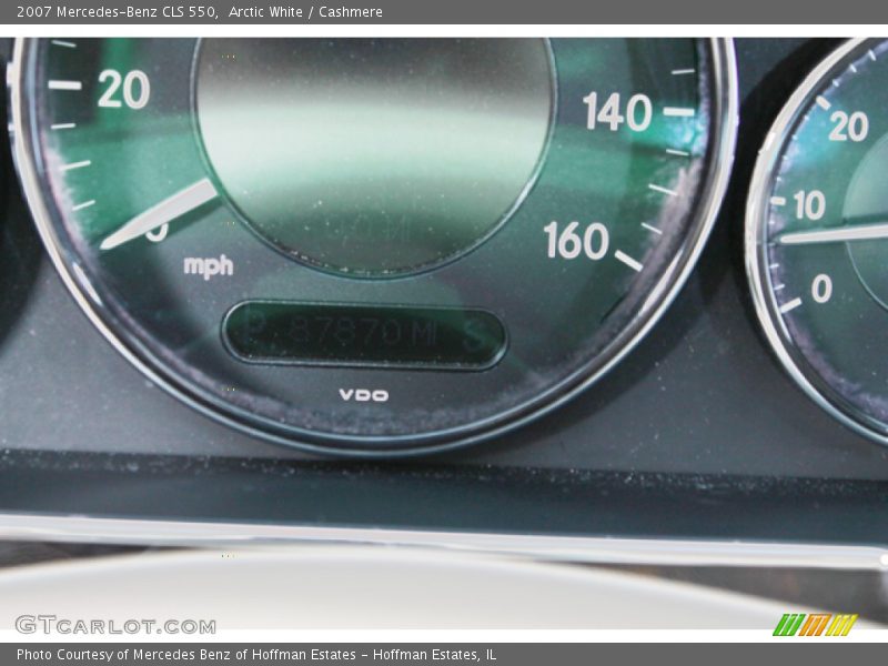 Arctic White / Cashmere 2007 Mercedes-Benz CLS 550