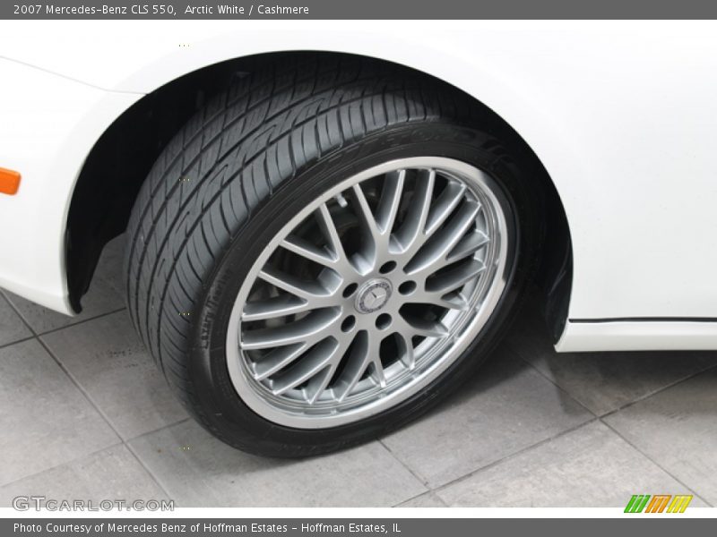 Arctic White / Cashmere 2007 Mercedes-Benz CLS 550
