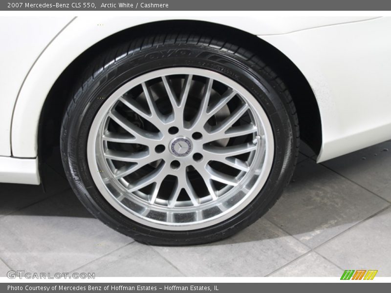 Arctic White / Cashmere 2007 Mercedes-Benz CLS 550