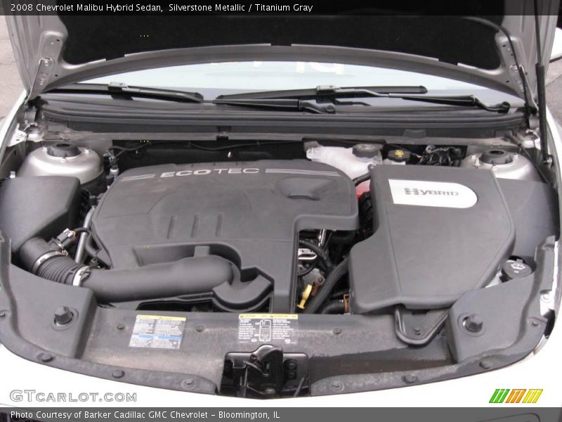 Silverstone Metallic / Titanium Gray 2008 Chevrolet Malibu Hybrid Sedan