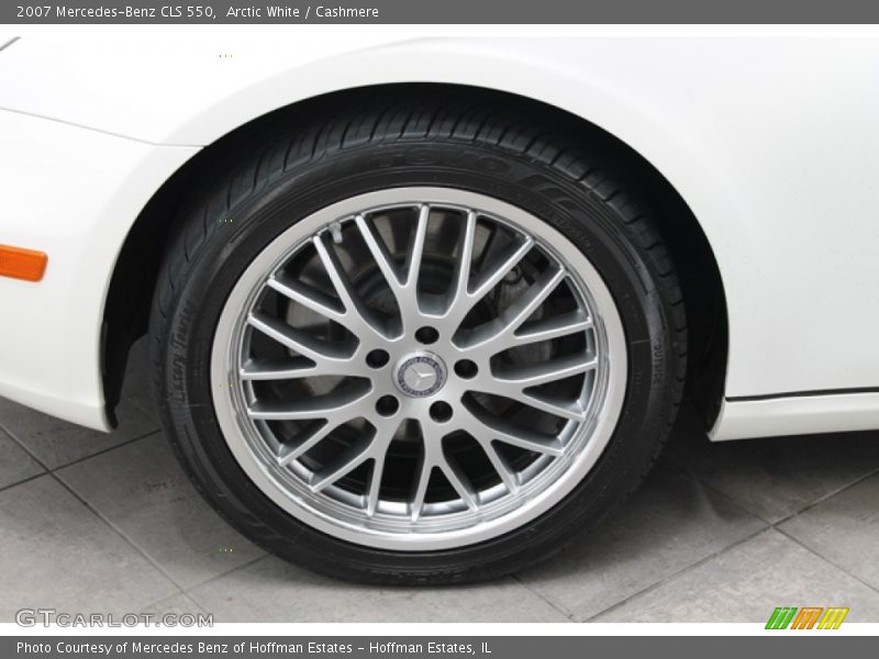 Arctic White / Cashmere 2007 Mercedes-Benz CLS 550