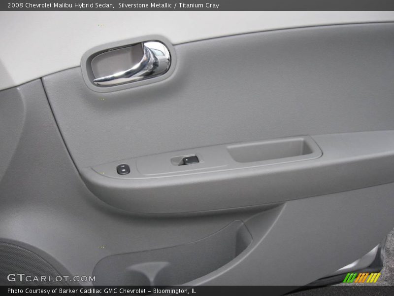 Silverstone Metallic / Titanium Gray 2008 Chevrolet Malibu Hybrid Sedan