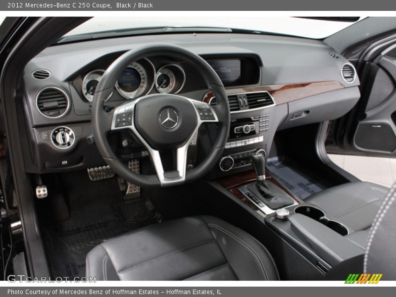 Black / Black 2012 Mercedes-Benz C 250 Coupe