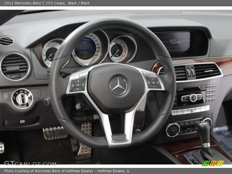 Black / Black 2012 Mercedes-Benz C 250 Coupe