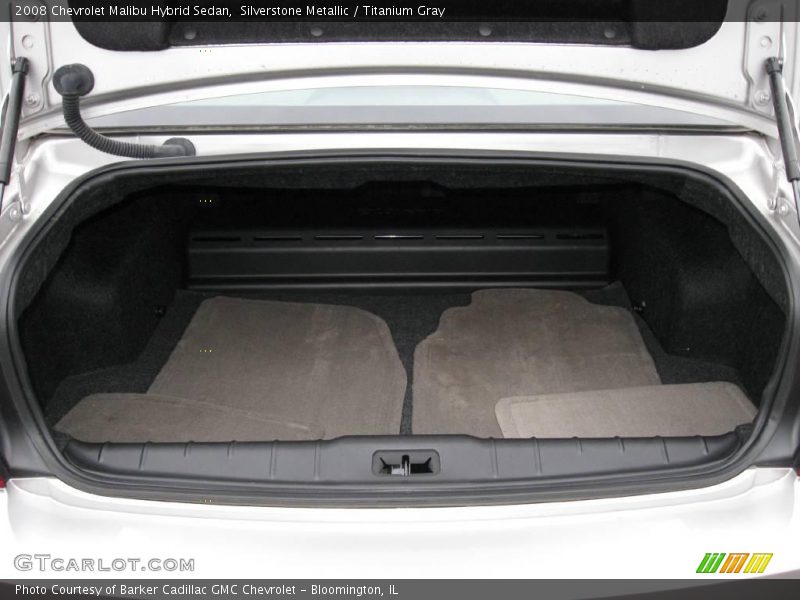 Silverstone Metallic / Titanium Gray 2008 Chevrolet Malibu Hybrid Sedan