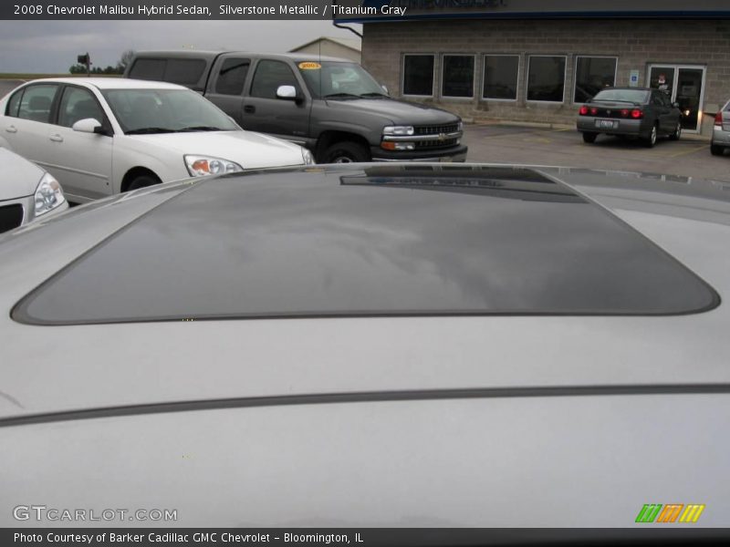 Silverstone Metallic / Titanium Gray 2008 Chevrolet Malibu Hybrid Sedan